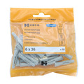 Universalplugg 6 x 36 mm 30-pack Heco